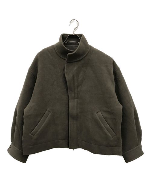 stein（シュタイン）stein (シュタイン) OVER SLEEVE BOA MELTON JACKET/ＳＴ118/ボアジャケット/Super120’S グレー サイズ:Ｓの古着・服飾アイテム