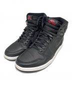 NIKEナイキ）の古着「Jordan 1 Retro High Black Satin Gym Red/55088-060/ハイカット」｜ブラック