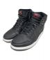 NIKE（ナイキ）の古着「Jordan 1 Retro High Black Satin Gym Red/55088-060/ハイカット」｜ブラック