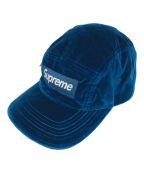 SUPREMEシュプリーム）の古着「velvet camp cap/キャップ/ベロア」｜ブルー