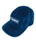 Supreme（シュプリーム）の古着「velvet camp cap/キャップ/ベロア」｜ブルー