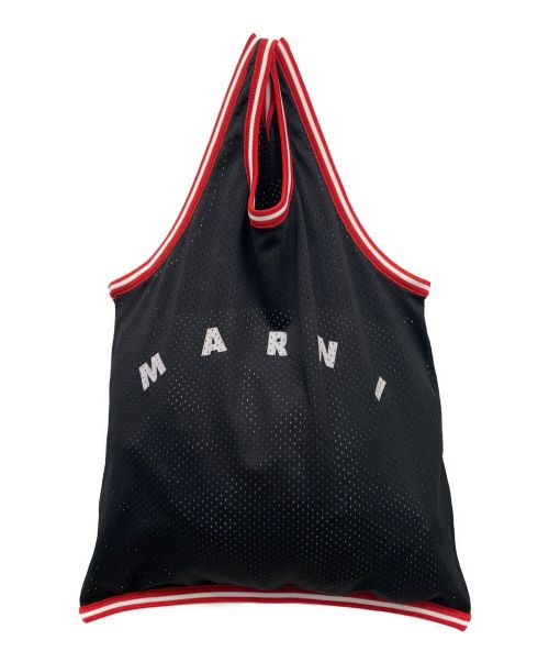 MARNI（マルニ）MARNI (マルニ) BLACK BASKET TANK TOP SHOPPING BAG/ハンドバッグ/メッシュバッグ ブラックの古着・服飾アイテム