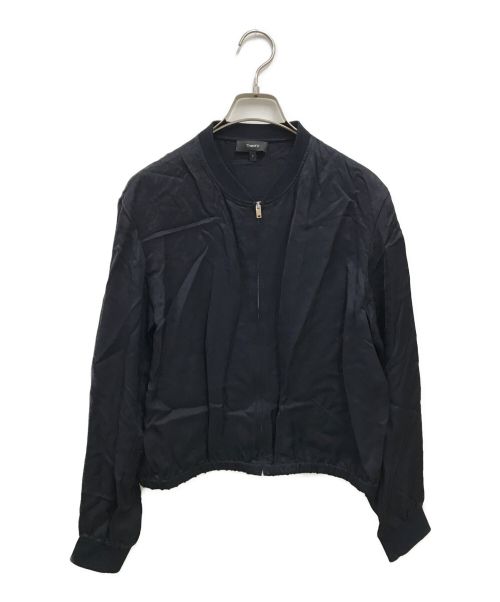 theory（セオリー）theory (セオリー) ジップアップジャケット/ZIP BOMBER ネイビー サイズ:Sの古着・服飾アイテム