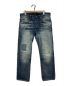 POLO RALPH LAUREN（ポロ・ラルフローレン）の古着「CLASSIC FIT DISTRESSED SELVEDGE JEAN」｜インディゴ