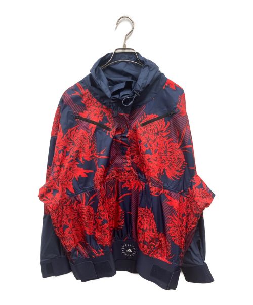 adidas（アディダス）adidas (アディダス) STELLA McCARTNEY (ステラマッカートニー) Future Playground Half-Zip Printed Jacket/GL7330 レッド×ネイビー サイズ:XSの古着・服飾アイテム