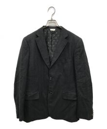 COMME des GARCONS HOMME DEUX（コムデギャルソン オム ドゥ）の古着「ストライプジャケット/DB-J002/テーラードジャケット/AD2018」｜グレー