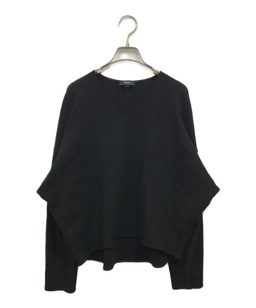 theory（セオリー）theory (セオリー) Double Knit LT N Clean Sweatshirt ブラック サイズ:Sの古着・服飾アイテム