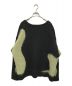 knuth marf (クヌースマーフ) Uneck knit pullover/KM23SUG14 ブラック サイズ:FREE：7800円