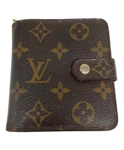 LOUIS VUITTON（ルイ ヴィトン）LOUIS VUITTON (ルイ ヴィトン) 2つ折り財布/M61667/	CA0069/コンパクトジップ/モノグラム ブラウンの古着・服飾アイテム