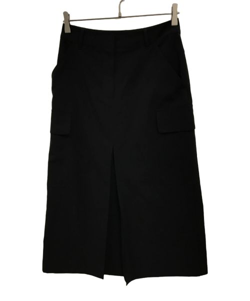 theory（セオリー）theory (セオリー) Crisp Poly Cargo Midi Skirt ネイビー サイズ:2の古着・服飾アイテム