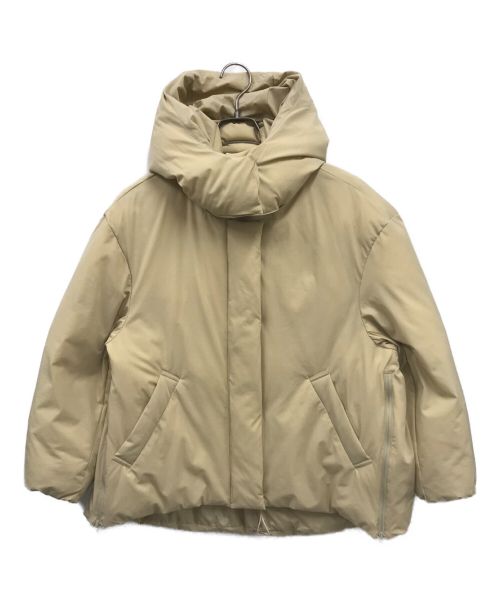 moussy（マウジー）moussy (マウジー) HOODED MIDDLE PUFFER ジャケット/010FAW30-5900 ベージュ サイズ:1の古着・服飾アイテム