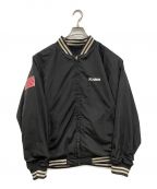 X-LARGEエクストララージ）の古着「REVERSIBLE BASEBALL JACKET」｜ブラック