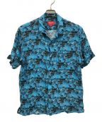 SUPREMEシュプリーム）の古着「18ss World Famous Rayon Shirt/総柄シャツ」｜ブルー