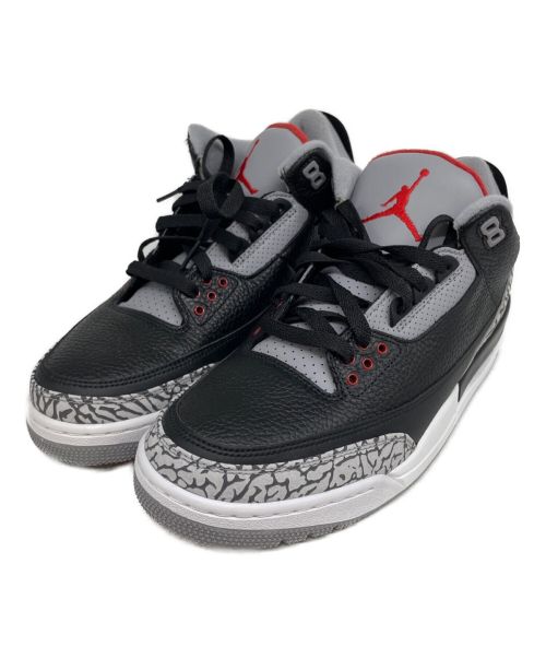 NIKE（ナイキ）NIKE (ナイキ) AIR JORDAN 3 RETRO OG/854262-001 ブラック サイズ:28の古着・服飾アイテム