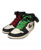 NIKEナイキ）の古着「RETRO HIGH OG SPORTS ILLUSTRATED」｜ブラック×ホワイト