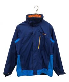 Patagonia（パタゴニア）の古着「スリーインワンスノーショットジャケット/31670」｜ブルー×オレンジ