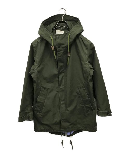 nanamica（ナナミカ）nanamica (ナナミカ) ゴアテックスシェルコート／GORE-TEX Shell Coat オリーブ サイズ:Mの古着・服飾アイテム