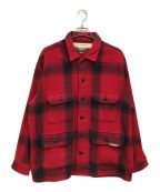 AVIREXアヴィレックス）の古着「H.A. A-1 チェックジャケット/ H.A. A-1 CHECK JACKET/783-2220012」｜レッド