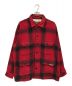 AVIREX（アヴィレックス）の古着「H.A. A-1 チェックジャケット/ H.A. A-1 CHECK JACKET/783-2220012」｜レッド