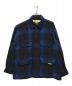 AVIREX（アヴィレックス）の古着「H.A. A-1 チェックジャケット/H.A. A-1 CHECK JACKET/783-2220012」｜ブルー