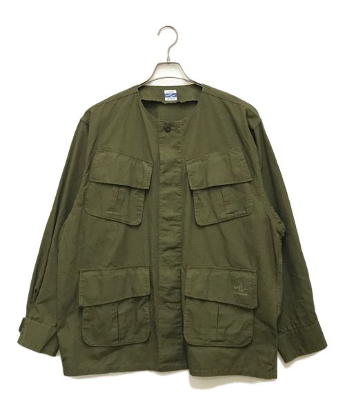 ARMY TWILL（アーミーツイル）ARMY TWILL (アーミー) ノーカラーハンティングジャケット/8975FS オリーブ サイズ:Ｌの古着・服飾アイテム