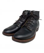 RED WINGレッドウィング）の古着「BECKMAN FLATBOX/9060/ベックマン／ブーツ」｜ブラック