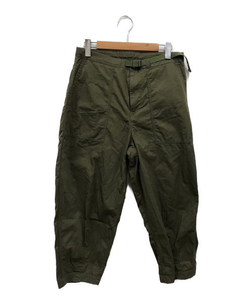 THE NORTHFACE PURPLELABEL（ザ・ノースフェイス パープルレーベル）THE NORTHFACE PURPLELABEL (ザ・ノースフェイス パープルレーベル) Ripstop Wide Cropped Pants オリーブ サイズ:w32の古着・服飾アイテム