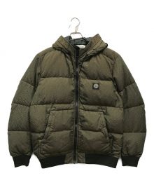 STONE ISLAND（ストーンアイランド）の古着「ナイロンメタルダウンジャケット/731542634/20AW」｜オリーブ