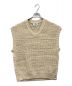 YOKE（ヨーク）の古着「5G OVERSIZED V-NECK KNIT VEST/YK20SS0119S」｜アイボリー