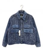 MYNE by MIHARA YASUHIROマイン バイ ミハラヤスヒロ）の古着「23SS Wave Denim Jacket/G10JK012-0」｜ブルー