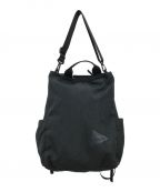 and wanderアンドワンダー）の古着「HEATHER 2WAY TOTEBAG/ヘザー2wayトートバッグ/AW01-AA115」｜グレー