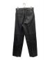 edition (エディション) EURO GOAT LEATHER SLACKS/ユーロゴートレザースラックス/レザースラックス/51-04-24-04001 ブラック サイズ:L：17800円