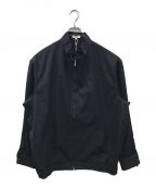 FUJIフジ）の古着「wool twill swingtop blouson/ウールツイルスウィングトップ/タグ付き」｜ネイビー