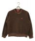 Supreme（シュプリーム）の古着「18AW Polartec Small Box Crewneck」｜Dark brown