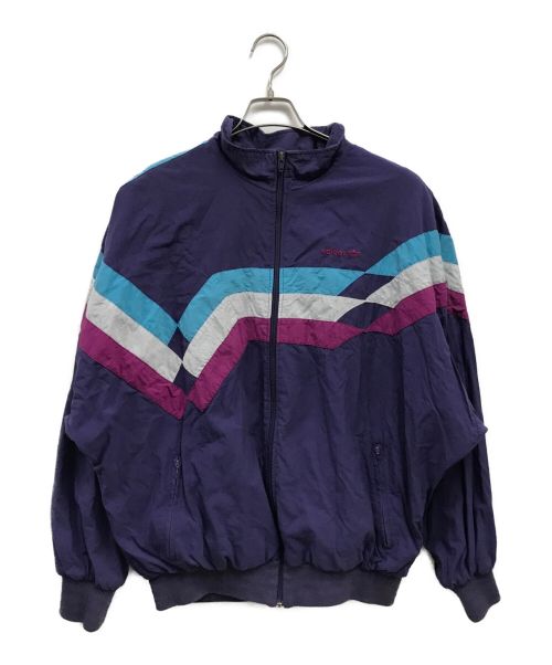 adidas（アディダス）adidas (アディダス) 90’Sナイロンジャケット パープル サイズ:54の古着・服飾アイテム