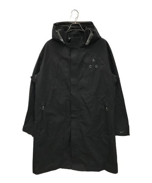 NIKE ACG（ナイキエージーシー）NIKE ACG (ナイキエージーシー) 3 in 1 SYSTEM COAT BLACK LONG NYLON JACKET/914472-010 ブラック サイズ:XLの古着・服飾アイテム