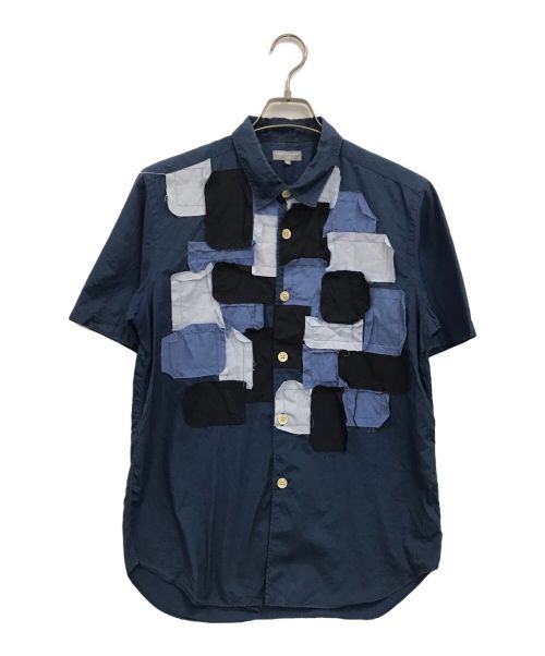 COMME des GARCONS HOMME（コムデギャルソン オム）COMME des GARCONS HOMME (コムデギャルソン オム) パッチシャツ/HJ-B015 ブルー サイズ:Ｍの古着・服飾アイテム