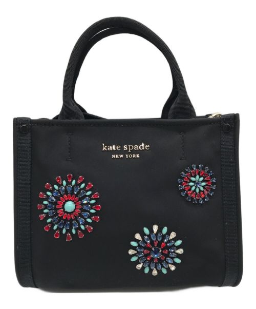 Kate Spade（ケイトスペード）Kate Spade (ケイトスペード) 2WAYショルダーバッグ ブラックの古着・服飾アイテム