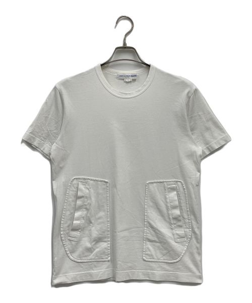 COMME des GARCONS SHIRT（コムデギャルソンシャツ）COMME des GARCONS SHIRT (コムデギャルソンシャツ) ポケットデザインTシャツ/S23116 ホワイト サイズ:Ｍの古着・服飾アイテム