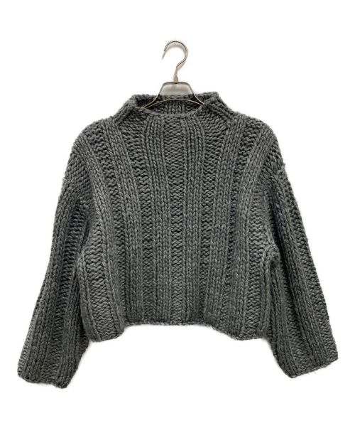 CLANE（クラネ）CLANE (クラネ) BULKY RIB HAND KNIT TOPS/15106-2122 グレー サイズ:2の古着・服飾アイテム