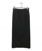 CLANEクラネ）の古着「2WAY ADJUST LOW WAIST SKIRT/15109-6222」｜グレー