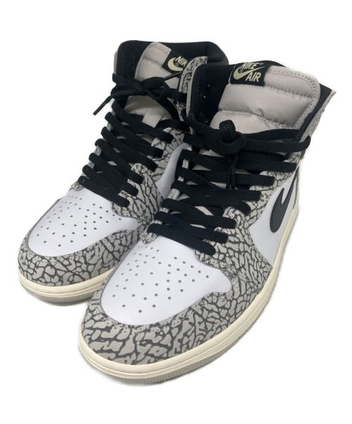 NIKE（ナイキ）NIKE (ナイキ) AIR JORDAN 1 RETRO HIGH OG TECH GREY/MUSLIN/DZ5485-052 ホワイト×グレー サイズ:28の古着・服飾アイテム