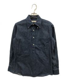 INDIVIDUALIZED SHIRTS（インディビジュアライズドシャツ）の古着「デニムプルオーバーシャツ/USA製」｜インディゴ