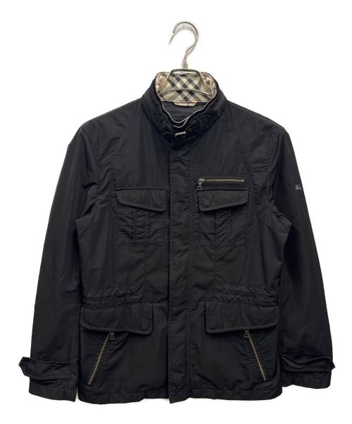 BURBERRY BLACK LABEL（バーバリーブラックレーベル）BURBERRY BLACK LABEL (バーバリーブラックレーベル) ナイロンジャケット ブラック サイズ:Mの古着・服飾アイテム