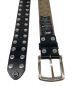 stussy (ステューシー) 8 BALL STUTEDD BELT/スタッズベルト ブラック：12800円