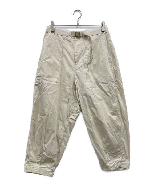 THE NORTHFACE PURPLELABEL（ザ・ノースフェイス パープルレーベル）THE NORTHFACE PURPLELABEL (ザ・ノースフェイス パープルレーベル) Ripstop Wide Cropped Pants/クライミングパンツ アイボリー サイズ:30の古着・服飾アイテム