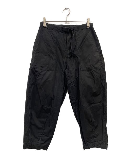 THE NORTHFACE PURPLELABEL（ザ・ノースフェイス パープルレーベル）THE NORTHFACE PURPLELABEL (ザ・ノースフェイス パープルレーベル) Ripstop Wide Cropped Pants/クライミングパンツ ブラック サイズ:30の古着・服飾アイテム