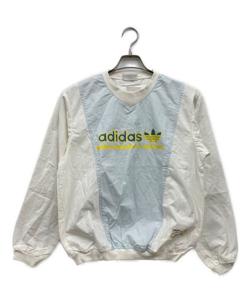 adidas（アディダス）adidas (アディダス) ヴィンテージロゴカットソー ホワイト サイズ:Ｍ 未使用品の古着・服飾アイテム