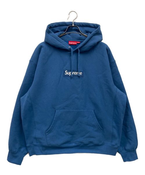 SUPREME（シュプリーム）Supreme (シュプリーム) Box Logo Hooded Sweatshirt ブルー サイズ:XLargeの古着・服飾アイテム