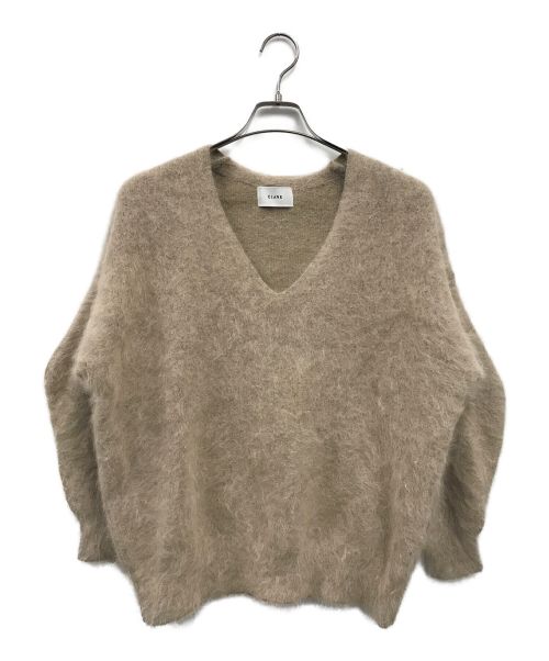 CLANE（クラネ）CLANE (クラネ) V NECK ANGOLA KNIT/11106-1222 ベージュ サイズ:1の古着・服飾アイテム